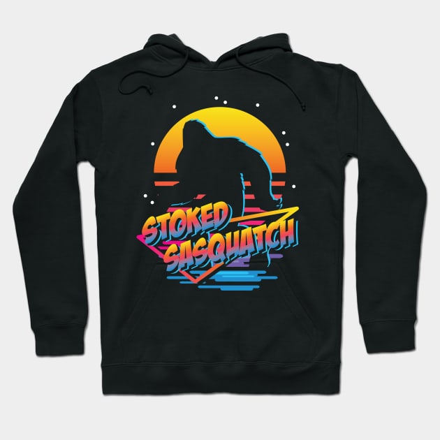 Stoked Sasquatch Hoodie by jrberger